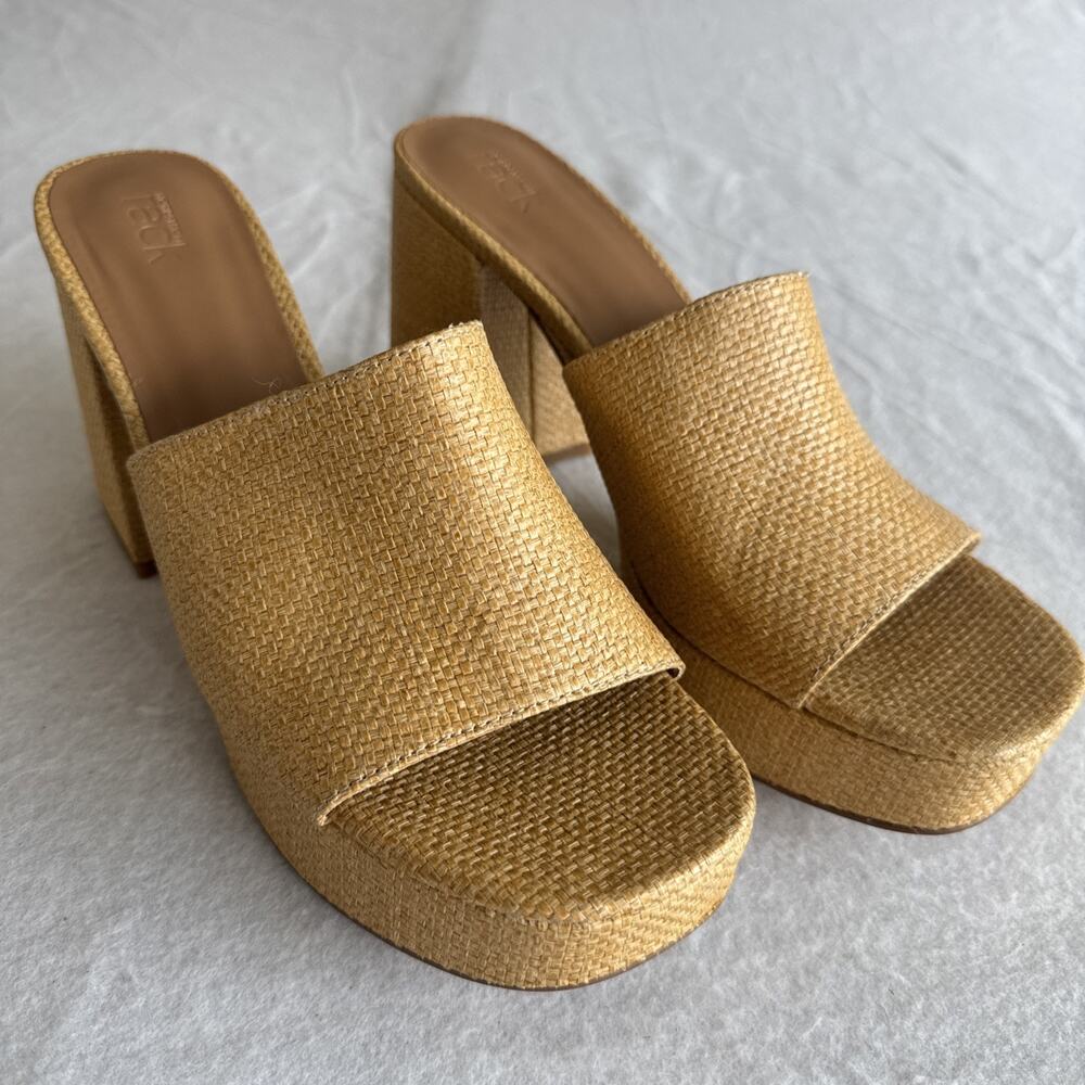 Platform Sandal Beige NORDSTROM BIG SIZE US Women's 13
